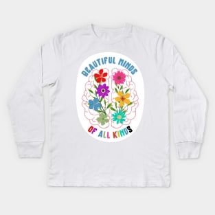 beautiful minds of all kinds Kids Long Sleeve T-Shirt